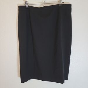 Ann Taylor (original) SZ 12 Classic Black Pencil Skirt